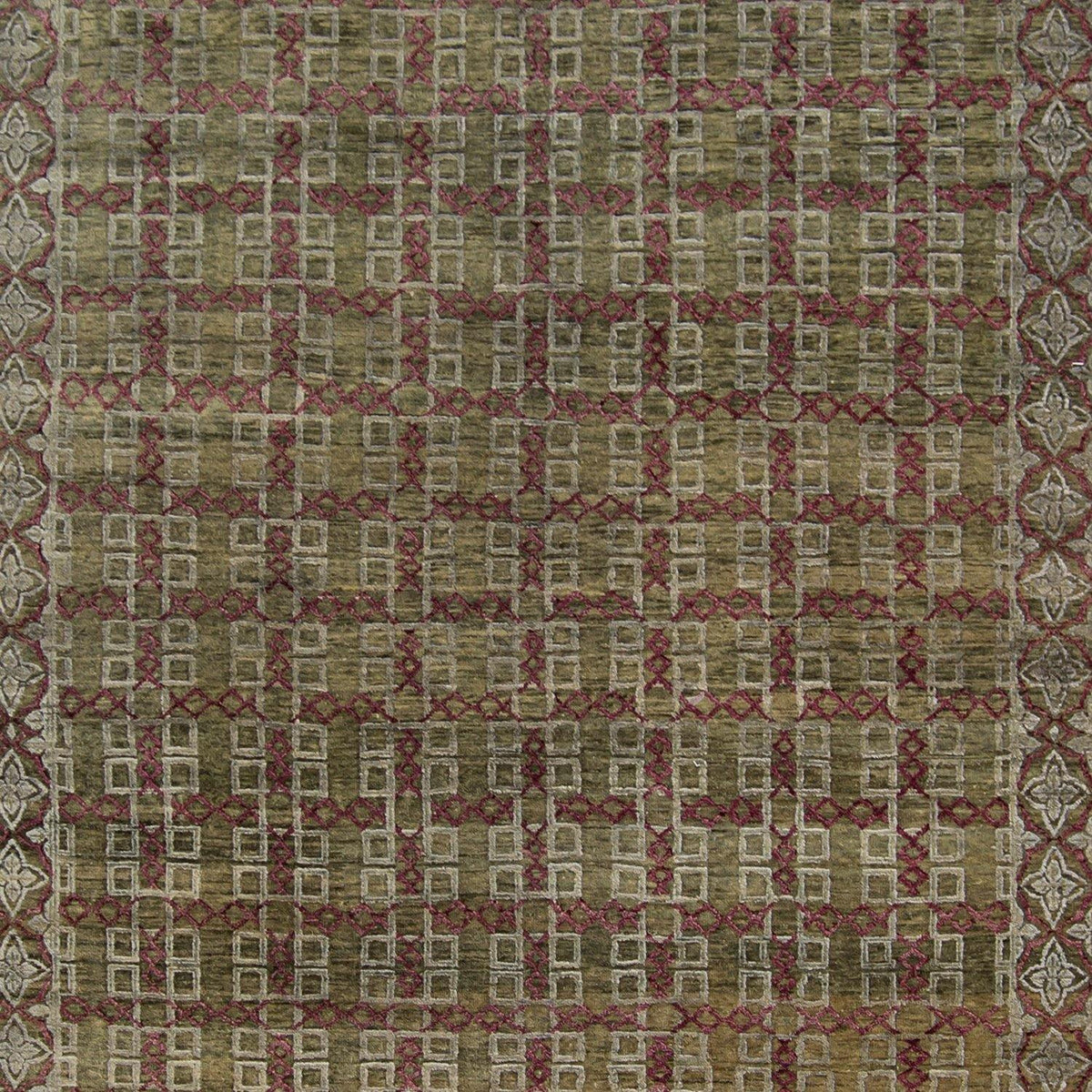 Fine Contemporary NZ Wool Hand-knotted Rug 181cm x 242cm