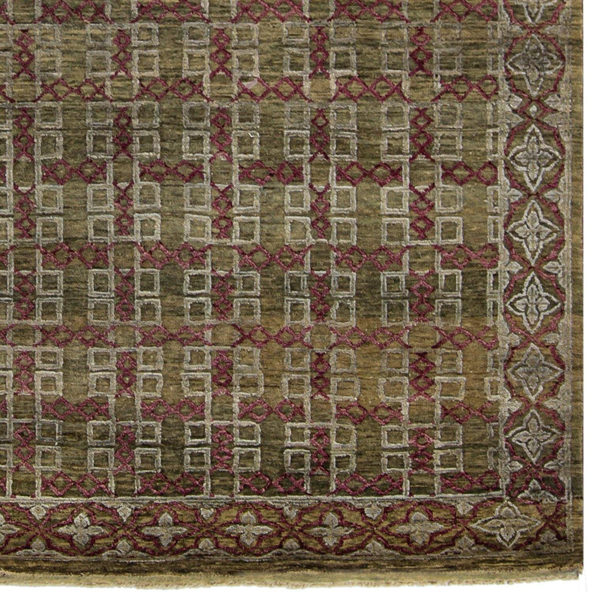 Fine Contemporary NZ Wool Hand-knotted Rug 181cm x 242cm