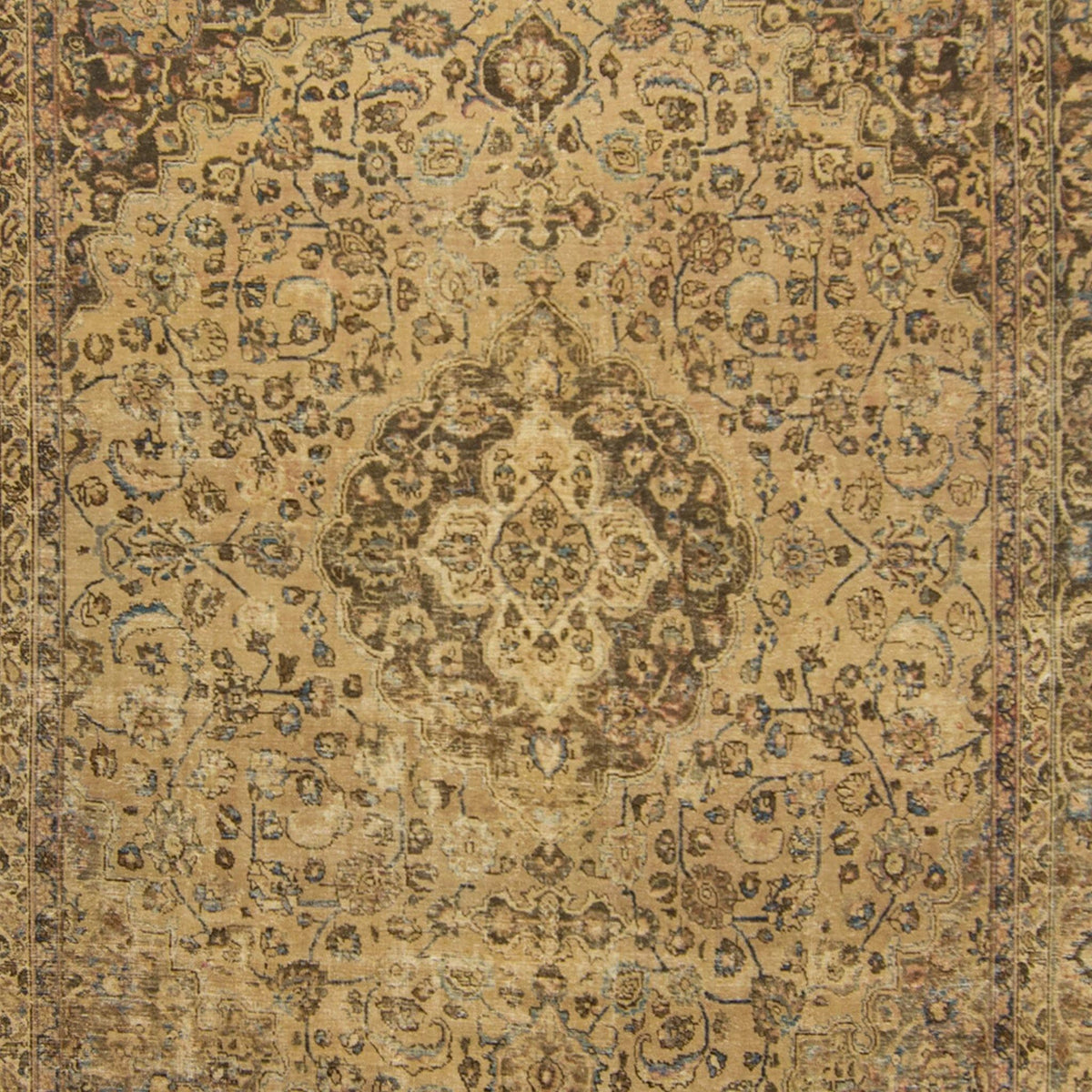 Hand-knotted Vintage Persian Rug 300cm x 369cm