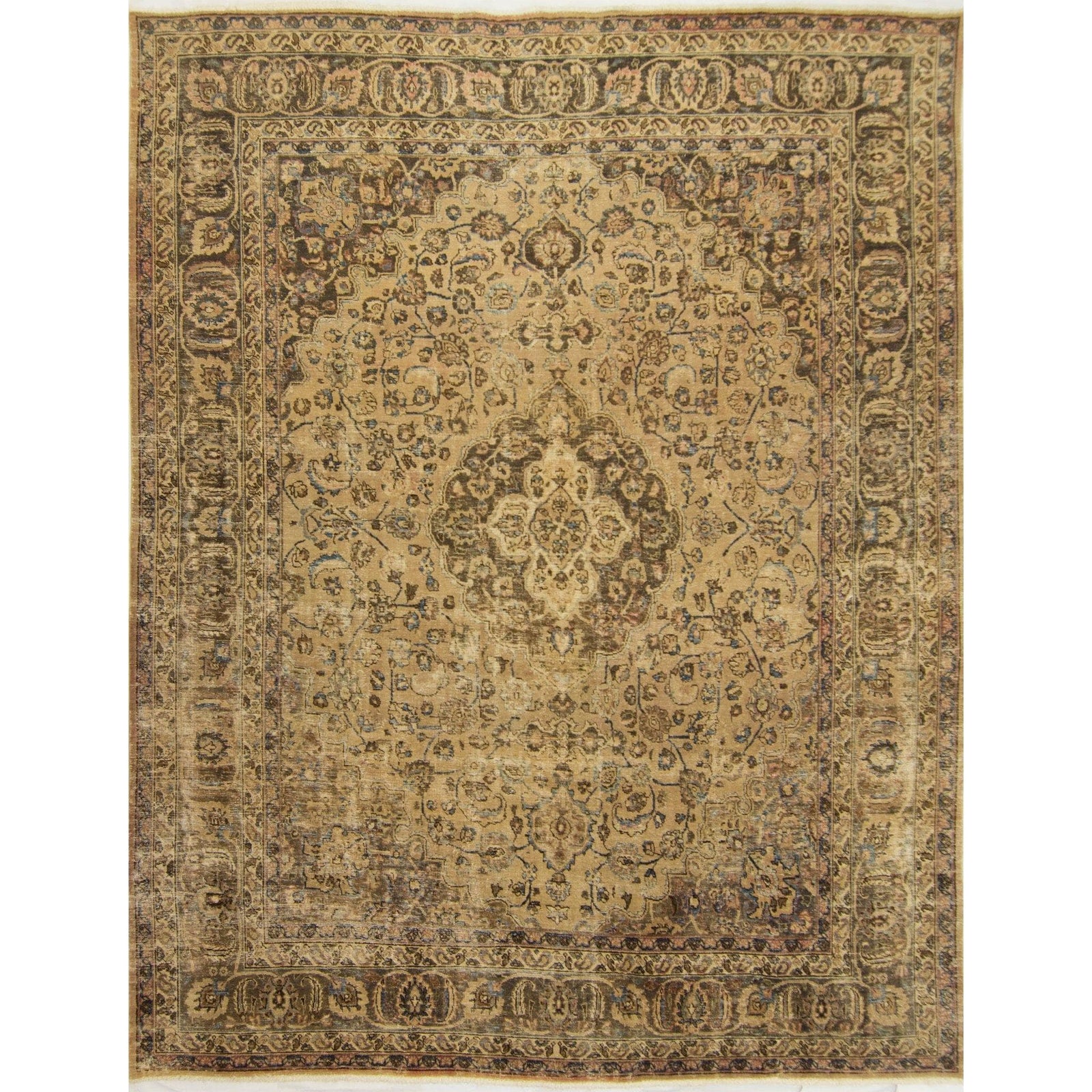 Hand-knotted Vintage Persian Rug 300cm x 369cm