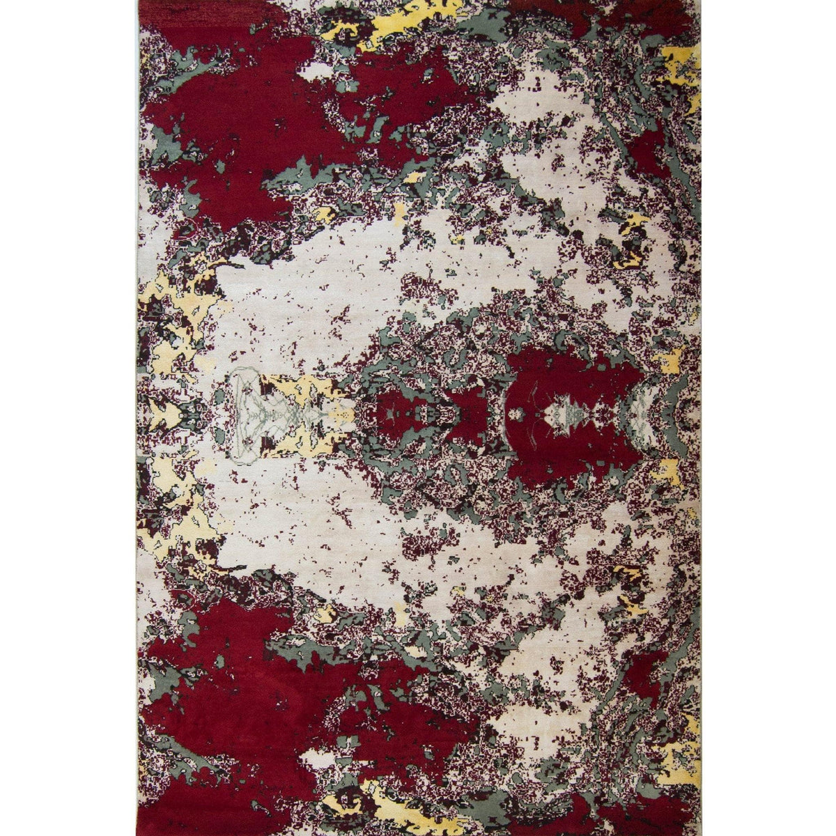 Modern Hand-knotted Wool and Bamboo Silk Galaxy Rug 184cm x 270cm