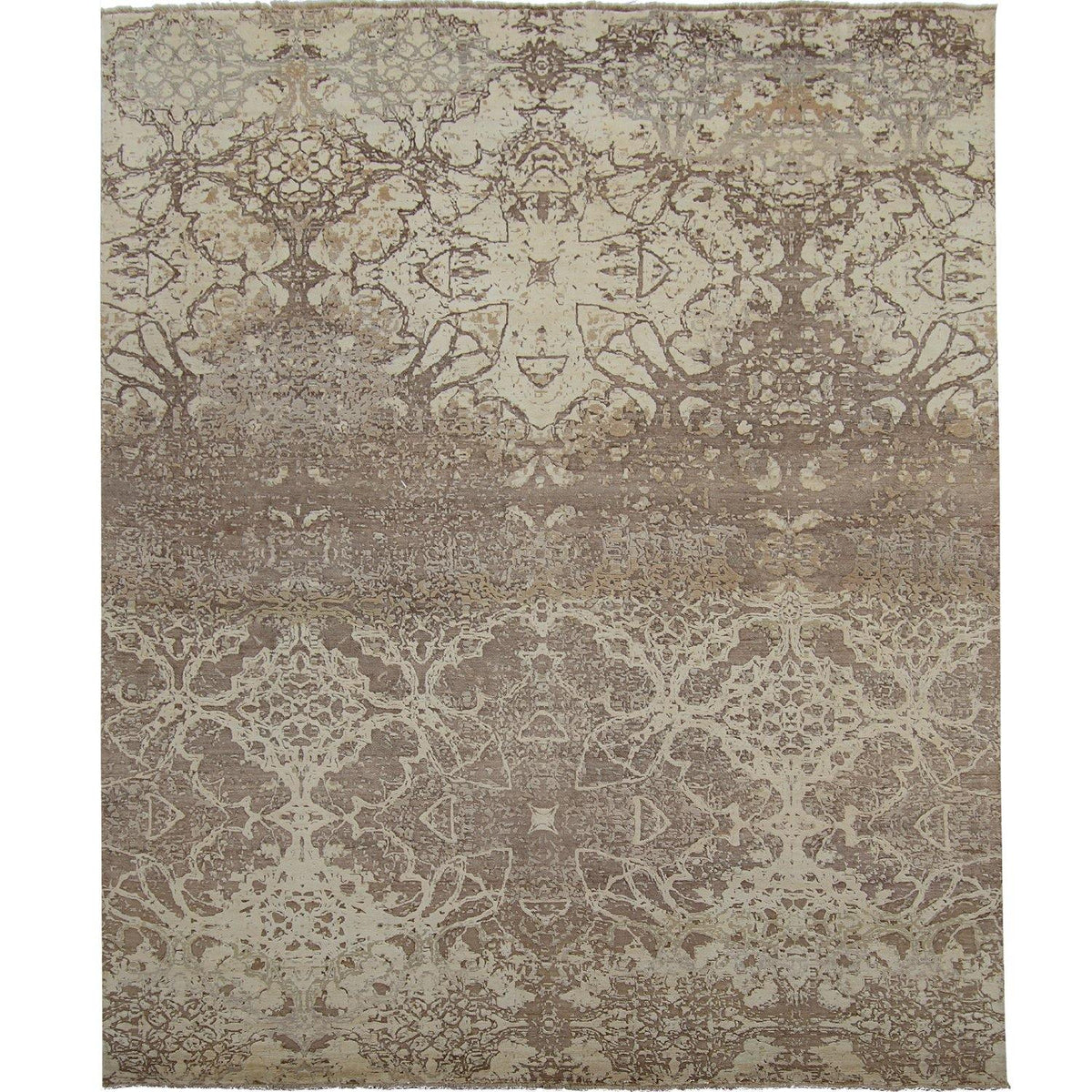 Fine Contemporary Hand-knotted NZ Wool &amp; Silk Rug 278cm x 370cm